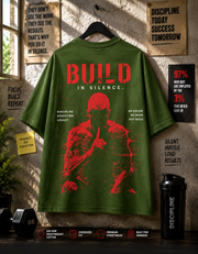 Silence Builds Legends | 240 GSM Oversized Tee
