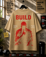 Silence Builds Legends | 240 GSM Oversized Tee