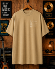 Music Is My Escape Oversized Streetwear T-Shirt