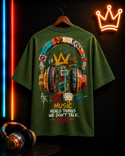 Heal Through Sound Oversized Tee