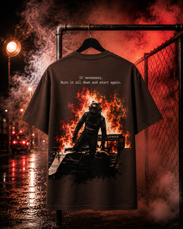 Rise From Ashes | 240 GSM Oversized Tee