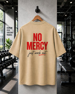 NO MERCY – Oversized Gym T-Shirt