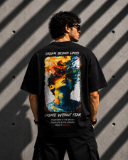 ⁠Dream Beyond limits | 240 GSM Oversized Tee