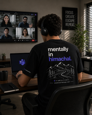 Mentally in Himachal Oversized Tee