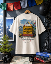 Go Where You Feel Most Alive – Ladakh Oversized T-Shirt