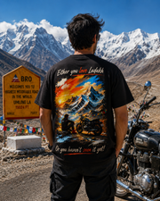 ⁠Ladakh Is Calling | 240 GSM Oversized Tee