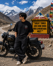 Go Where You Feel Most Alive – Ladakh Oversized T-Shirt