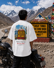Go Where You Feel Most Alive – Ladakh Oversized T-Shirt