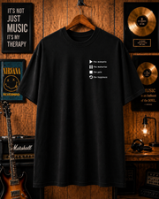 Music Is My Escape Oversized Streetwear T-Shirt