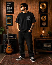 Music Is My Escape Oversized Streetwear T-Shirt