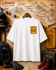 ⁠Ladakh Is Calling | 240 GSM Oversized Tee