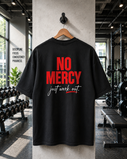 NO MERCY – Oversized Gym T-Shirt