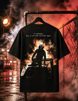 Rise From Ashes | 240 GSM Oversized Tee