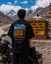 Go Where You Feel Most Alive – Ladakh Oversized T-Shirt