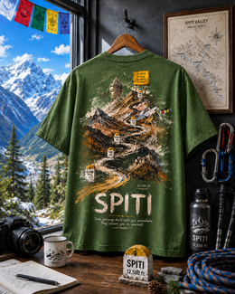 Pack For Spiti | 240 GSM Oversized Tee