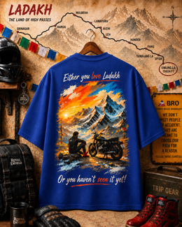 ⁠Ladakh Is Calling | 240 GSM Oversized Tee