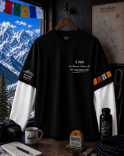 Pack For Spiti | 240 GSM Oversized Tee | Full Sleeves
