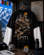 Pack For Spiti | 240 GSM Oversized Tee | Full Sleeves