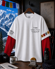 Pack For Spiti | 240 GSM Oversized Tee | Full Sleeves