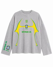 Neymar Jr Legacy || Oversized Grey Waffle