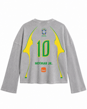 Neymar Jr Legacy || Oversized Grey Waffle