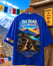 The Road Less Travelled – Ladakh Adventure Oversized T-Shirt